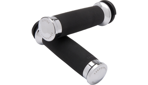 SLYFOX - SLYFOX Custom Contour Grips - Chrome - CC-85-CH-FL-FOX