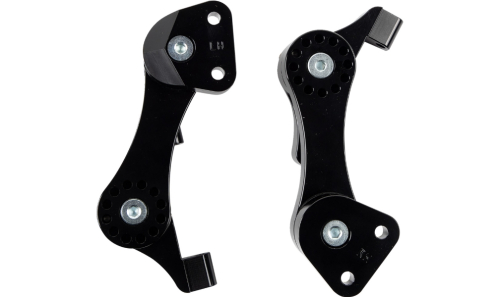 Rivco Products - Rivco Products Passenger Board Mounts with Rinehart Exhaust - HDPBLABK-RE