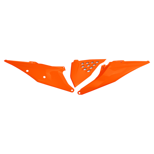 UFO Plastics - UFO Plastics Vented Side Panels - 98-20 KTM Orange - KT05004127