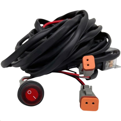 Rivco Products - Rivco Products Auxiliary Wiring Harnesses Round Lighted On/ Off Switch - 350-watt/40-amp - UTV20