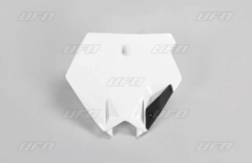 UFO Plastics - UFO Plastics Front Number Plates - White - KT03078-047
