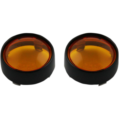 Custom Dynamics - Custom Dynamics Bullet Bezels For ProBEAM Turn Signal - Gloss Black - PB-B-BEZ-BA