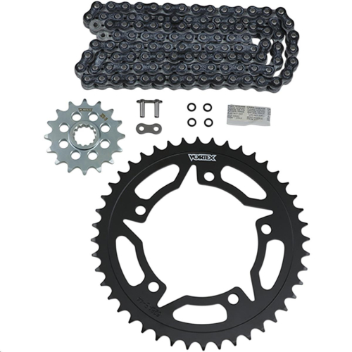 Vortex - Vortex HFRS Hyper Fast 520 Street Conversion Chain and Sprocket Kit - Black - CK6413