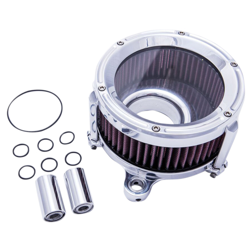 Trask Performance - Trask Performance Assault Charge High-Flow Air Cleaner - Chrome - TM-1023CH