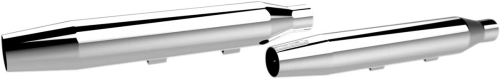 Khrome Werks - Khrome Werks 3in. HP-Plus Slip-On Mufflers - Tapered - Chrome - 202495