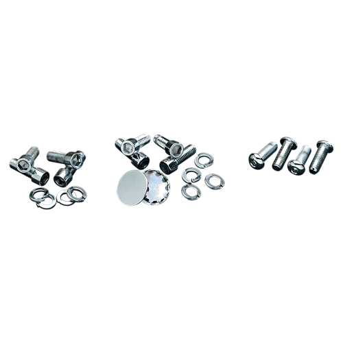 Gardner-Westcott - Gardner-Westcott Swingarm End Cap Bolt Kit - Chrome - P-80-79