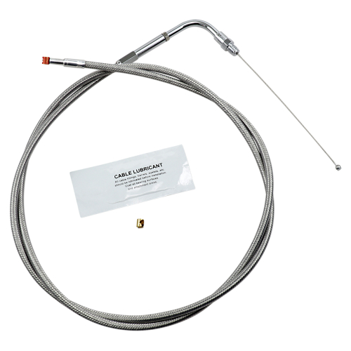 Barnett - Barnett Stainless Clear-Coated Throttle Cable (+8in.) - 102-30-30008-8