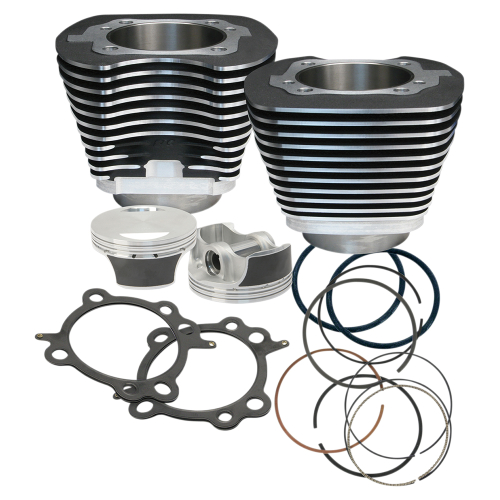 S&S Cycle - S&S Cycle 106in. Big Bore Kit - Black Powder-Coat - 910-0206