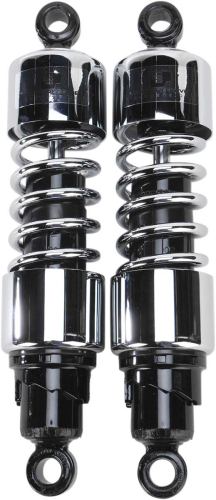 Progressive Suspension - Progressive Suspension 412 Series Cruiser Shocks - 12in. - Chrome - 412-4228C