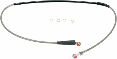 Moose Racing - Moose Racing Stainless Steel Braided Brake Line - H02-1-029/P