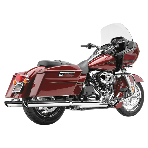 Cobra - Cobra 3in. Slashcut Slip-On Mufflers - Chrome - 6020