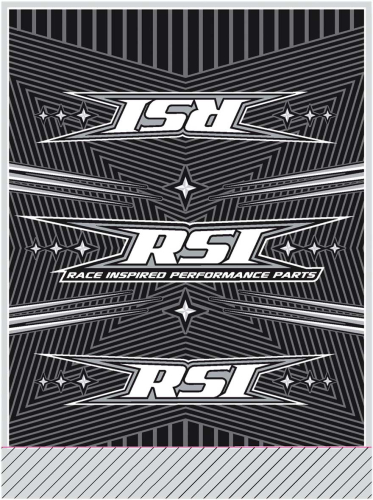 RSI Racing - RSI Racing Handlebar Pad - Round - Black - BPR-B