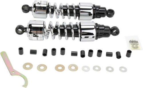 Progressive Suspension - Progressive Suspension 412 Series Heavy Duty 13in. Shocks - Chrome - 412-4221C