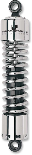 Progressive Suspension - Progressive Suspension 412 Series 11.5in. Shocks - Chrome - 412-4006C