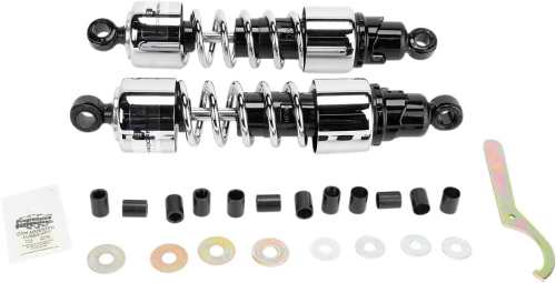 Progressive Suspension - Progressive Suspension 412 Series Standard 13in. Shocks - Chrome - 412-4212C