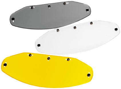 Echo - Ecom - Echo - Ecom 5 Snap Flat Shield - Smoke - 02-501