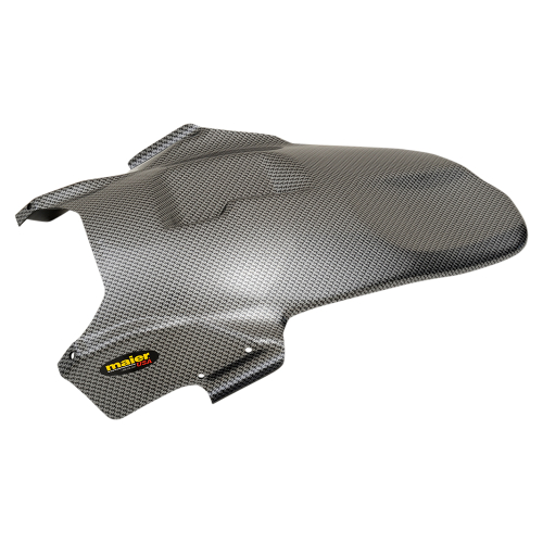 Maier Mfg - Maier Mfg Rear Splash Guard - Black Carbon Fiber-Look - 05875-30