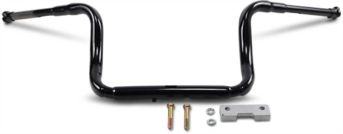 LA Choppers - LA Choppers 1-1/2in. Grande Touring Ape Hanger Handlebars - 12in. Rise - Gloss Black - LA-7322-12B