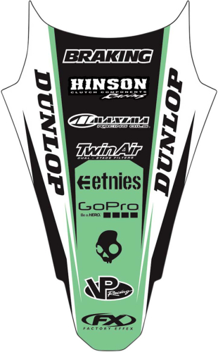Factory Effex - Factory Effex Rear Fender Graphics Kit - Style 16 - 19-32110