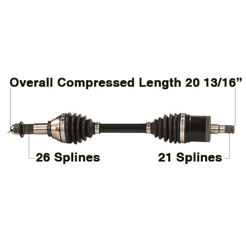 TYTANEUM - TYTANEUM Heavy Duty CV Axle - CAN-6089HD