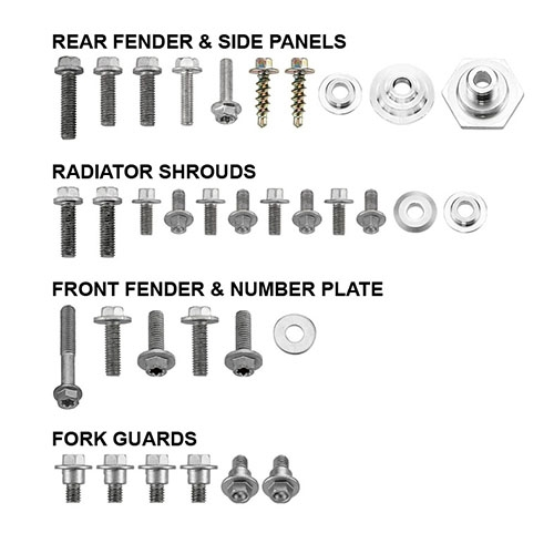 Psychic MX - Psychic MX Body Panel Hardware Pack - MX-12163
