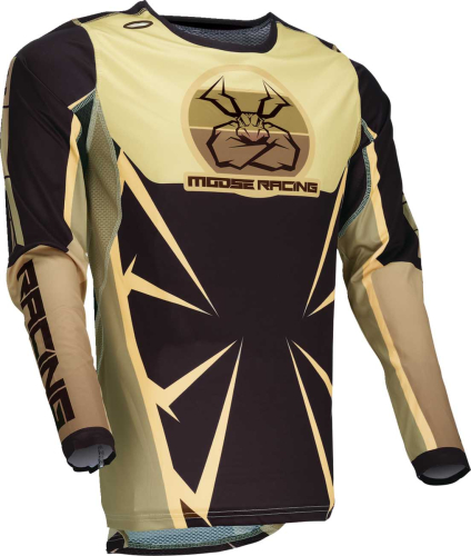 Moose Racing - Moose Racing Agroid Jersey - 2910-8147 - Brown/Black - Large