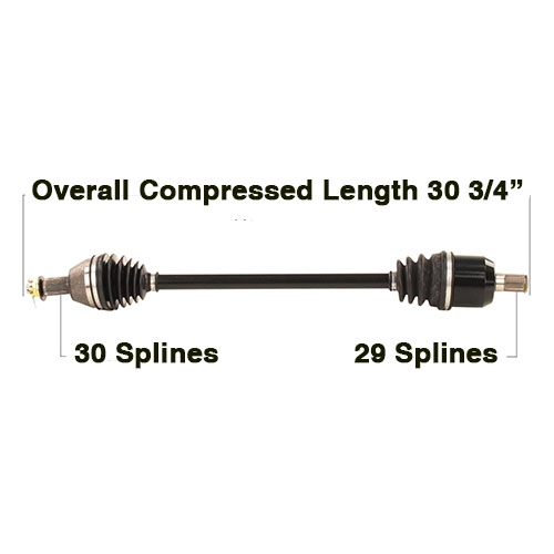 TYTANEUM - TYTANEUM OE Style CV Axle - HON-7052
