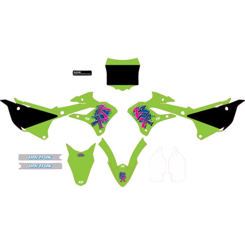 DCOR - DCOR Monster Energy Complete Graphics Kit - Black Background - 20-20-361