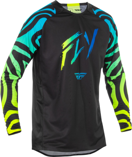 Fly Racing - Fly Racing Evolution DST SE Zen Jersey - 378-124M - Zen Black/Blue/Hi-Vis - Medium