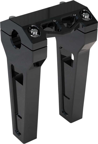 LA Choppers - LA Choppers 1in. Straight Riser Kit - 6in. - Black Anodized - LA-7470-06B