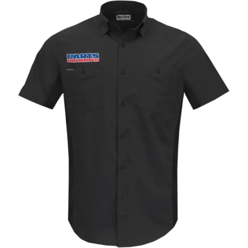 Throttle Threads - Throttle Threads Performance Vented Parts Unlimited Uniform Shirts - PSU37ST26BK4X - Black - 4XL