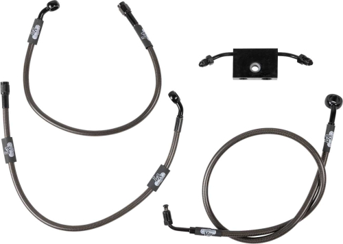 LA Choppers - LA Choppers Midnight Brake Line - Mini Ape Hangers - LA-8154B08M