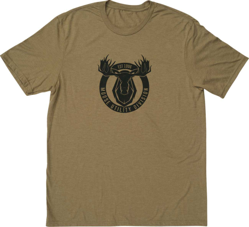 Moose Racing - Moose Racing Mud Badge T-Shirt - 3030-24381 - Brown - Small