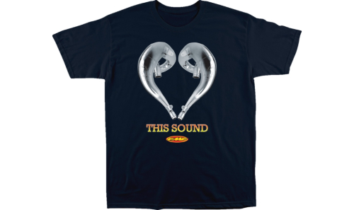 FMF Racing - FMF Racing Love Sound T-Shirt - SP23118915NVYM - Navy - Medium