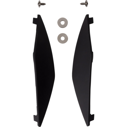 Icon - Icon Side Cover for Domain Helmets - Rubatone Black - 0133-1420