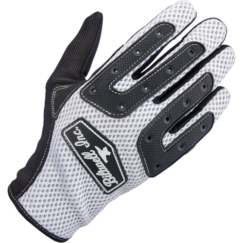 Biltwell Inc. - Biltwell Inc. Anza Gloves - 1507-0401-003 - White/Black - Medium