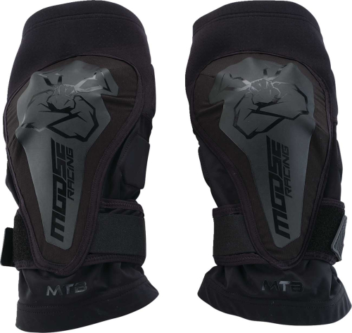 Moose Racing - Moose Racing Mountain Bike Knee Guards - 2704-0748 - Black - XS-Sm