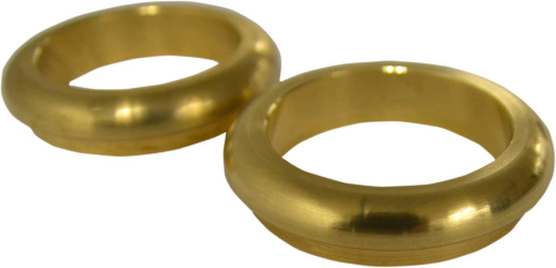 LA Choppers - LA Choppers Fork Dust Covers - 49mm - Brass - LA-7503-49G