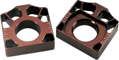 Pro Circuit - Pro Circuit Billet Axle Block - Red - HAB00