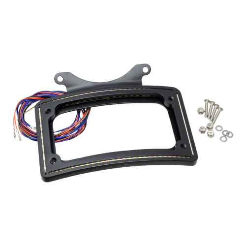 Letric Lighting Co. - Letric Lighting Co. Perfect Plate-Light for Indian - Matte Black - LLC-IPPL-M