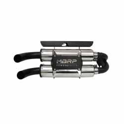 MBRP - MBRP Power Tech 4 Dual Exhaust System - Stainless Steel - AT-9517PT