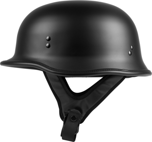 Highway 21 - Highway 21 9MM German Beanie Helmet - H77-10013X - Matte Black - 3XL