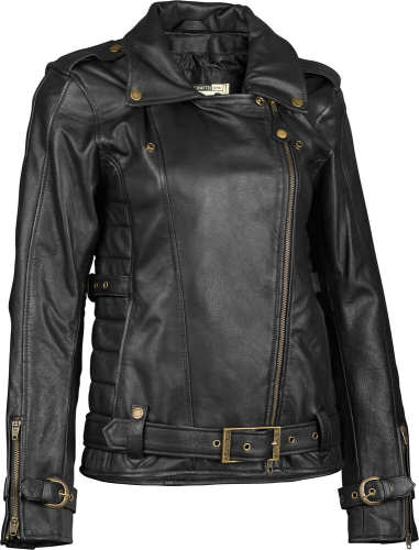 Highway 21 - Highway 21 Pearl Womens Jacket - 489-15503X - Pearl Black - 3XL