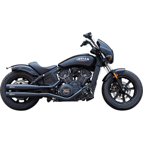 S&S Cycle - S&S Cycle Grand National Slip-On Muffler - Black - 4110-266-R