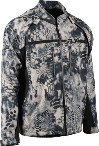 Fly Racing - Fly Racing Patrol Kryptek Jacket - 378-6883X - Gray/Black - 3XL