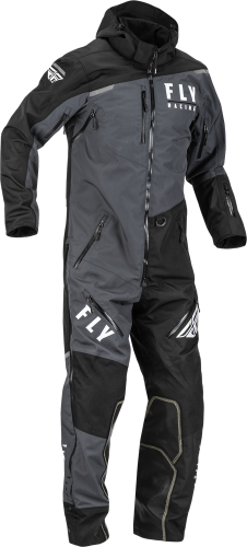 Fly Racing - Fly Racing Cobalt Snowbike Monosuit Shell - 470-43552X - Black/Gray - 2XL