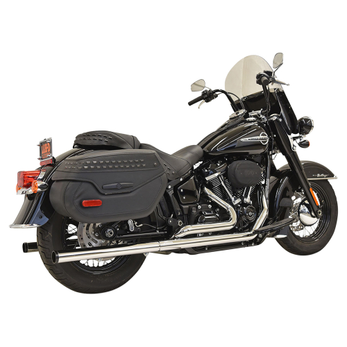 Bassani Manufacturing - Bassani Manufacturing Dual Exhaust System with Straight Mufflers - 1S96P