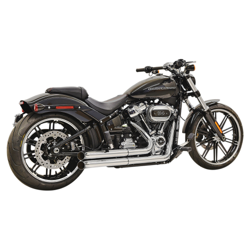 Bassani Manufacturing - Bassani Manufacturing Pro-Street Turnout Exhaust System - Chrome - 1S34D