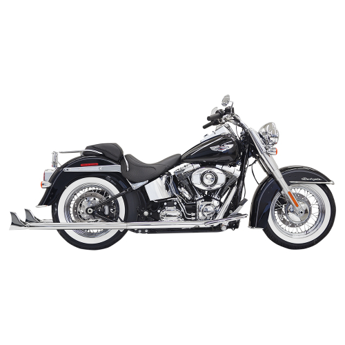 Bassani Manufacturing - Bassani Manufacturing True Duals with 36in. Fishtail Muffler with Baffle - 1S66E-36