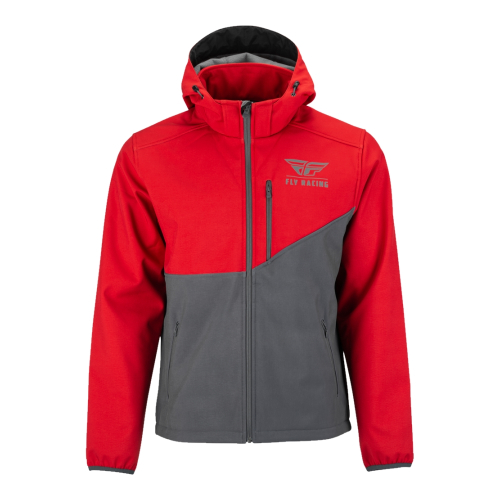 Fly Racing - Fly Racing Fly Checkpoint Jacket - 354-6384X - Gray/Red - X-Large